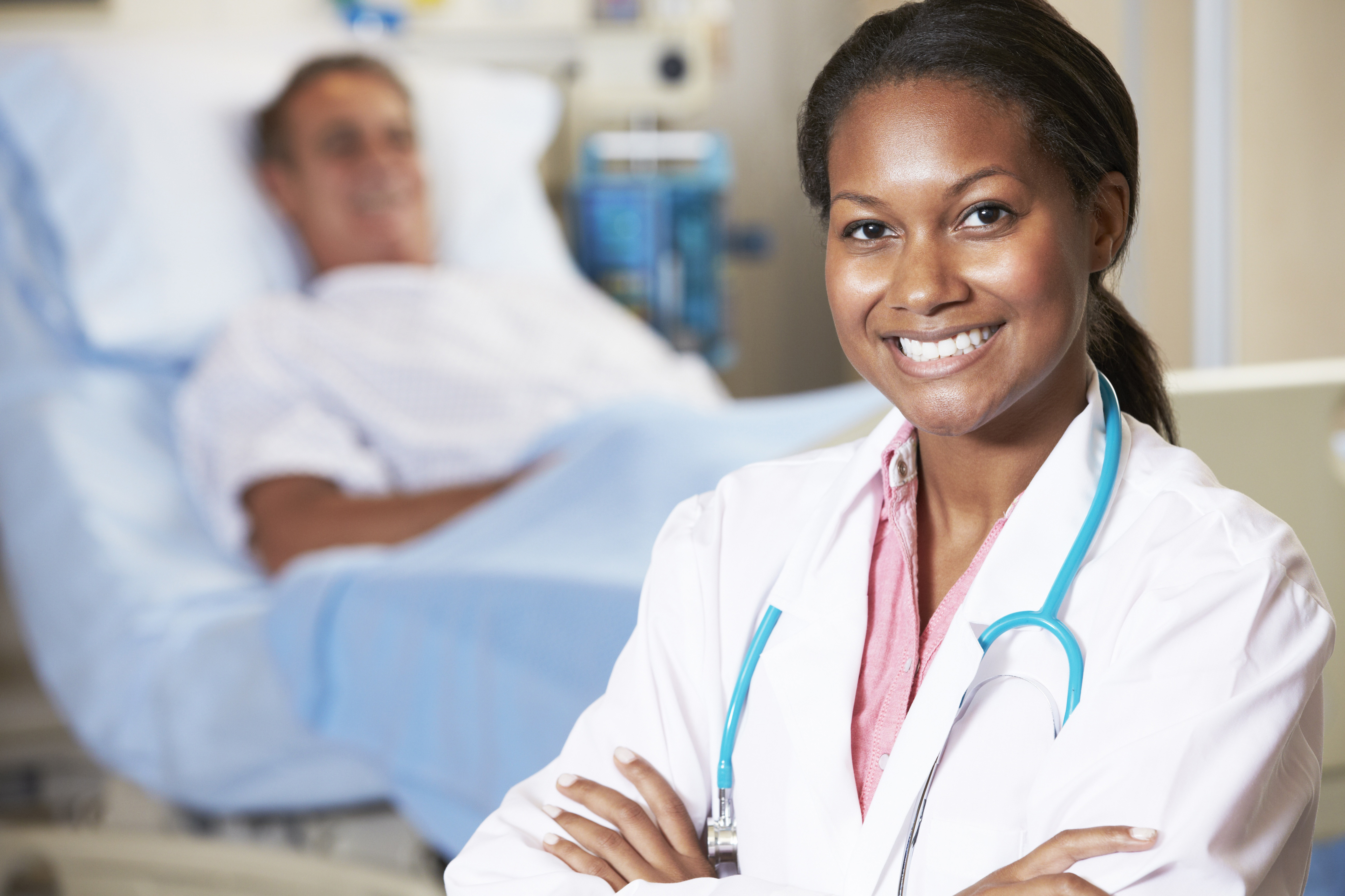 Female Doctor and Patient